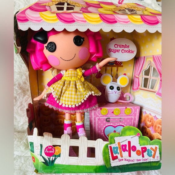 Lalaloopsy Doll Crumbs Sugar Cookie with Pet Mouse - Picture 2 of 4